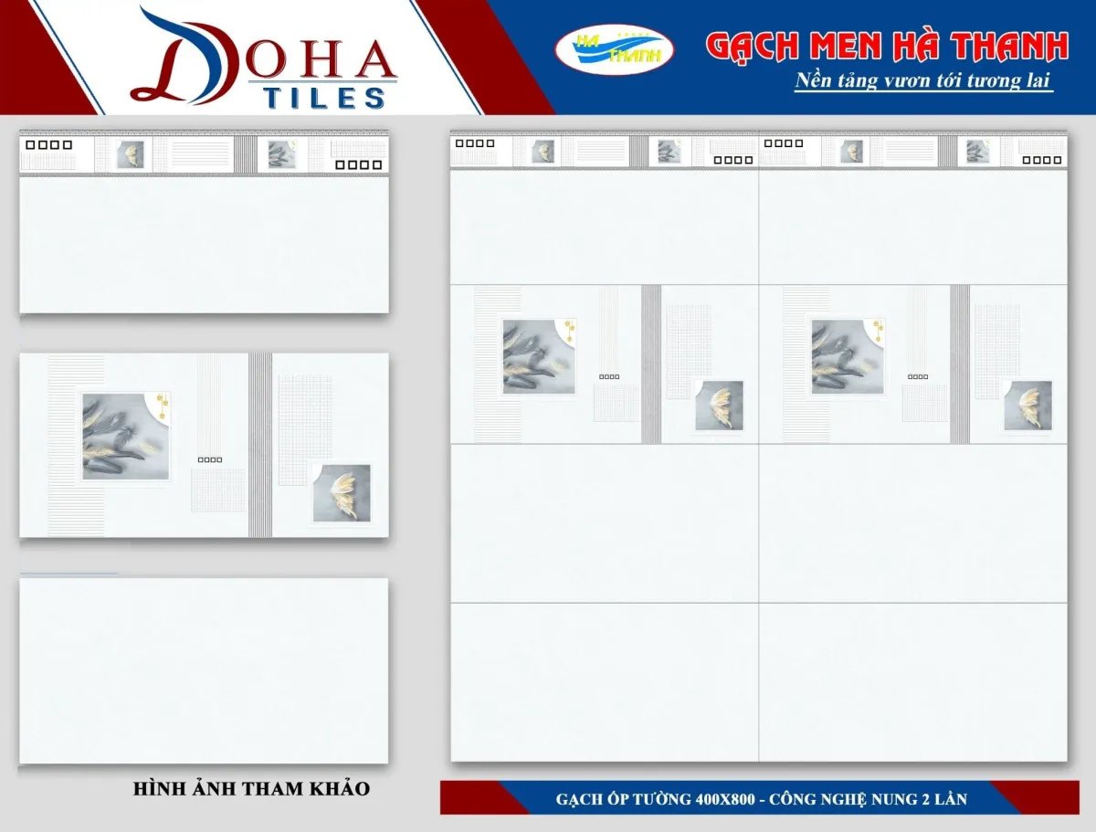Gạch 0109.1372 Gạch ốp tường 40x80cm HÀ THANH Hà Thanh 40x80cm