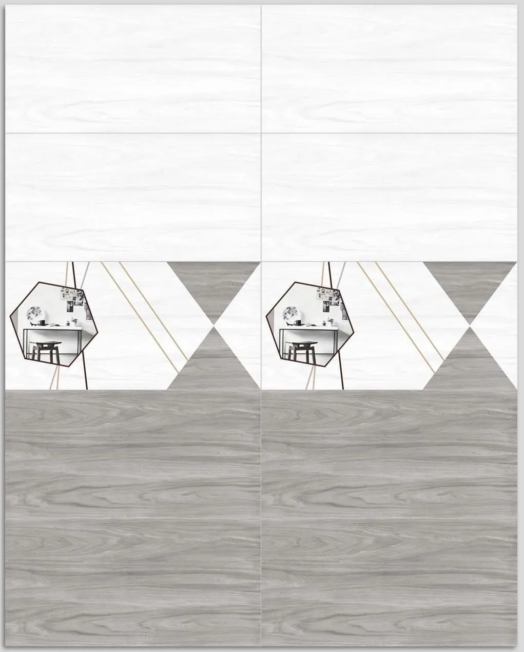 Gạch 0101.0640 Gạch ốp tường NICE 30x60 Nice 30x60cm