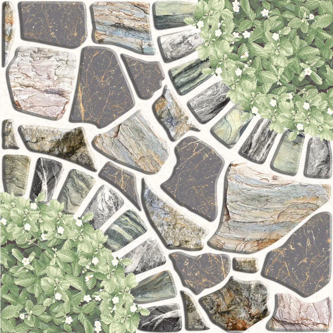 Gạch 0040.2704 Gạch sân vườn vicera 40x40cm Vicera 40x40cm