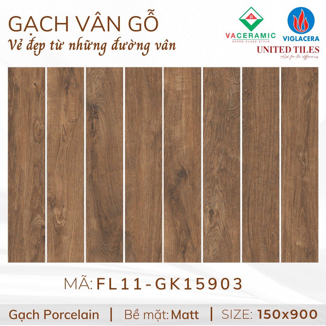 Gạch vân gỗ 15x90cm VIGLACETA -991