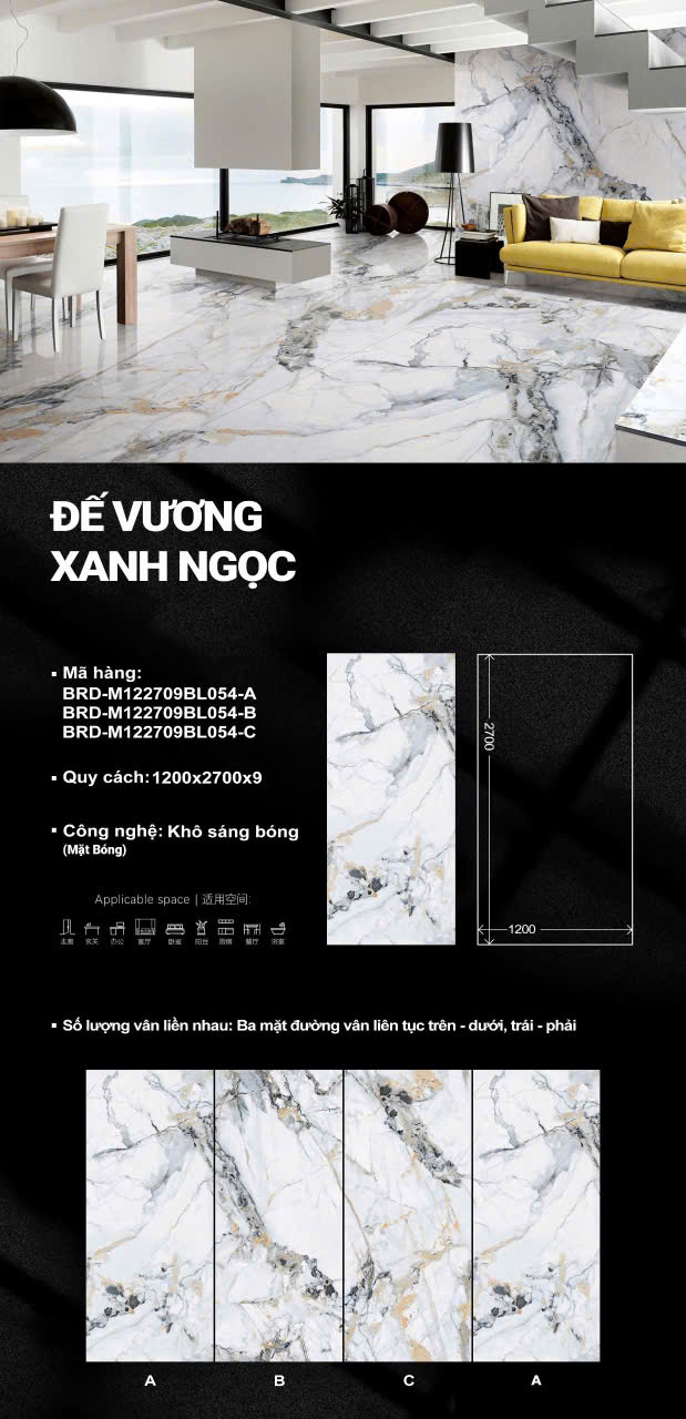 Gạch ốp lát khổ lớn 120X270cm-4254