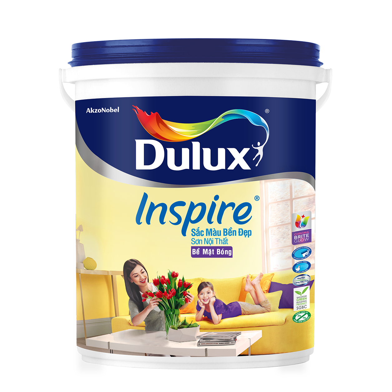 Sơn nước Dulux Inspire nội thất bóng 39AB 18 Lít-2506