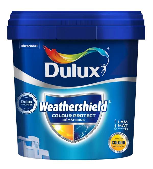 Sơn nước Dulux WeatherShield Colour Protect ngoại thất  Bóng E023 15 Lít-2534