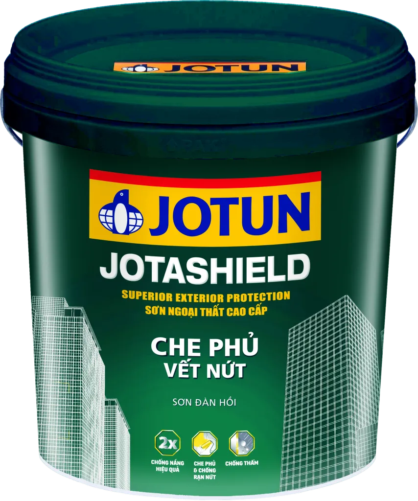 Sơn Nước Jotun JotaShield ngoại thất che phủ vết nứt 5 Lít-2555