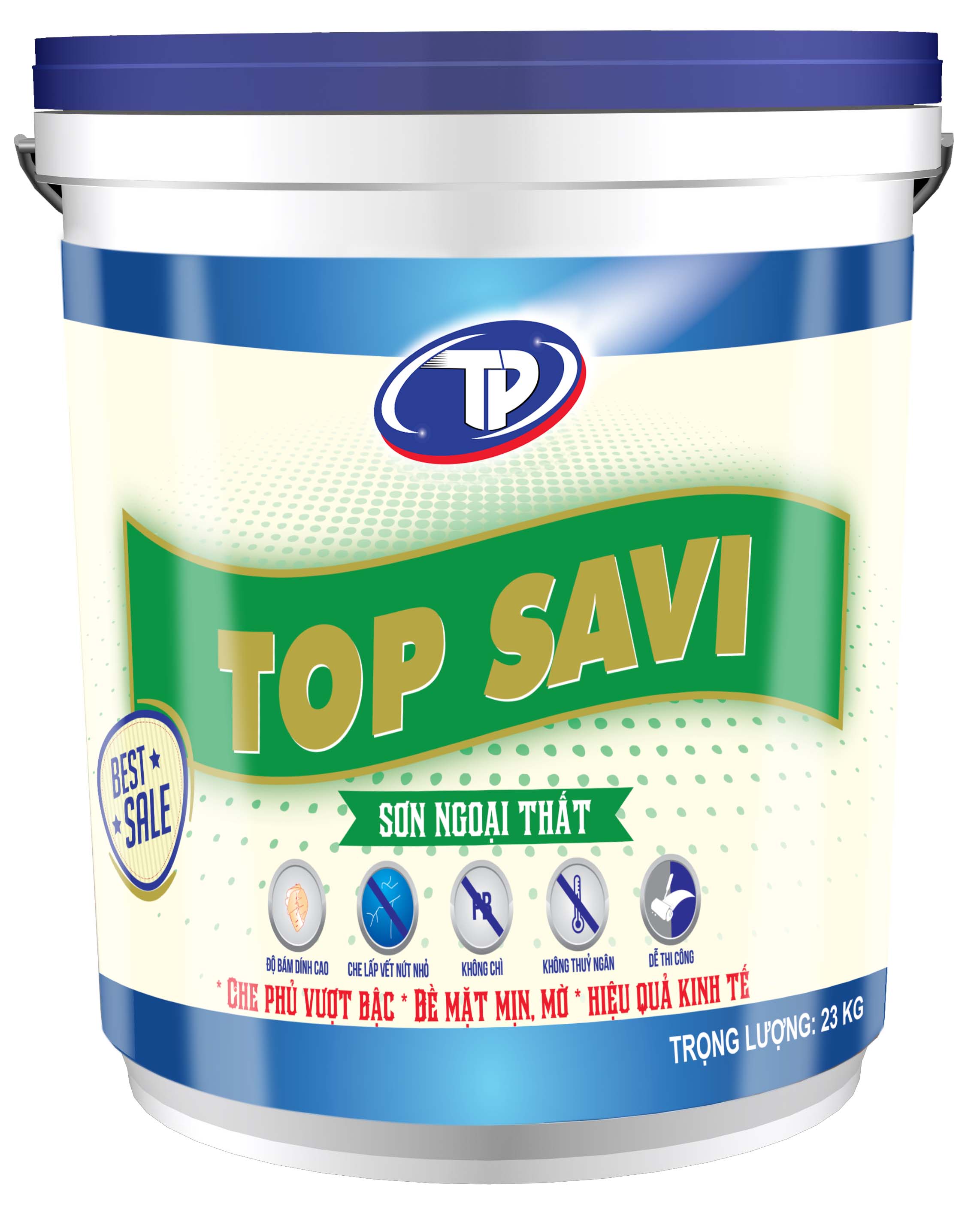 Sơn nước Toppaint SAVI ngoại thất 17lit-3180