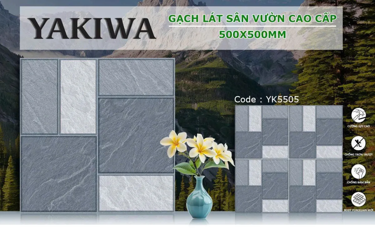Gạch Lát Sân Vườn 50x50cm -5825