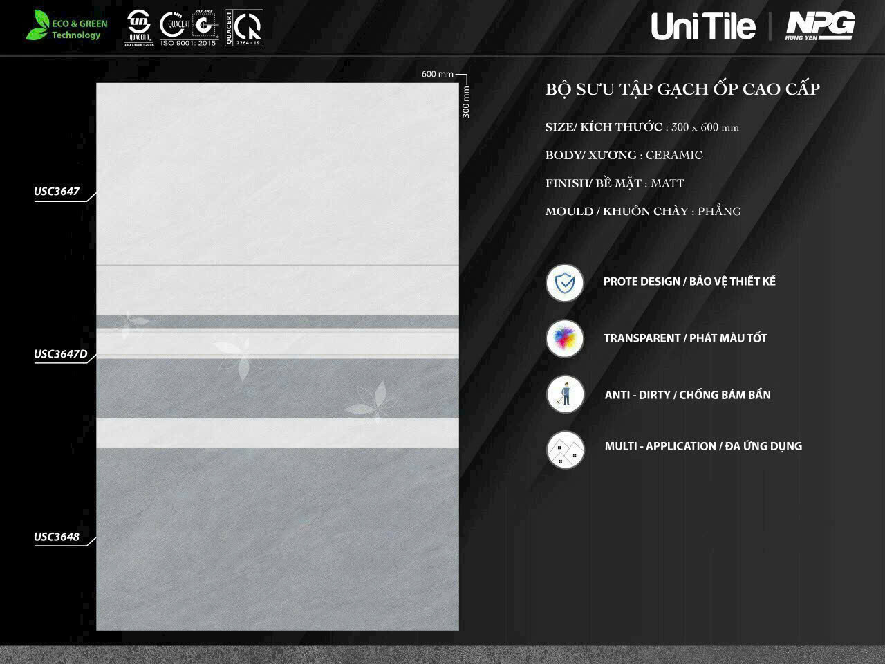 Gạch Ốp Tường 30x60cm (đậm)-4509