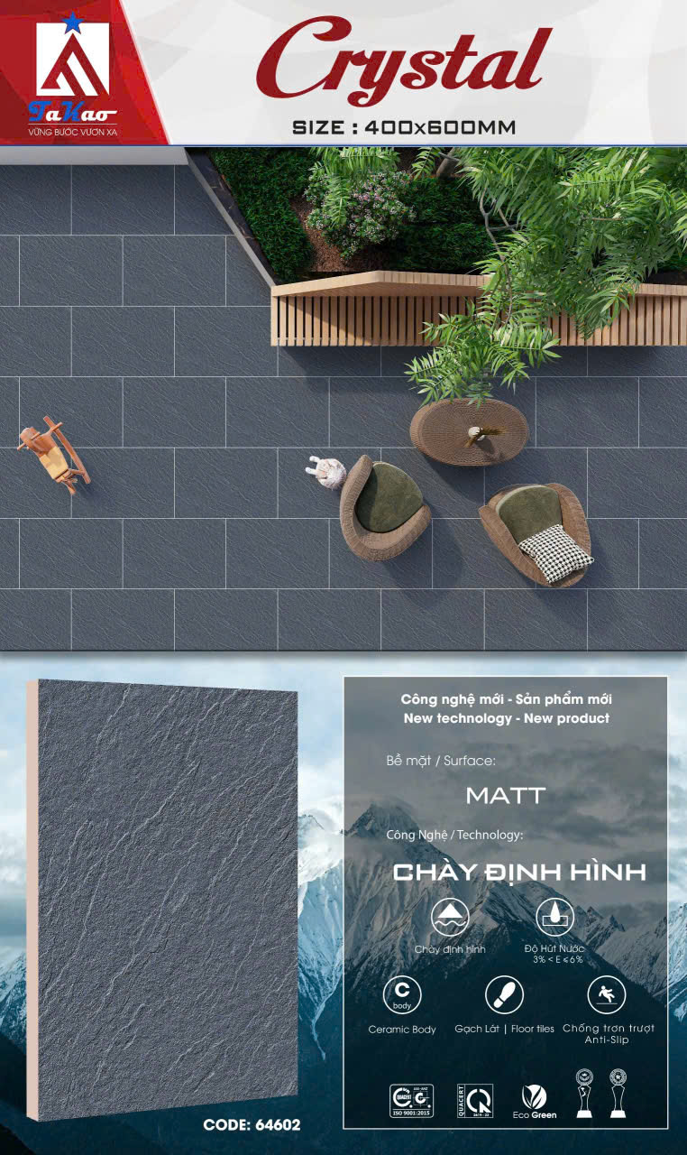 Gạch Lát Nền 40x60cm MD 4602-4644