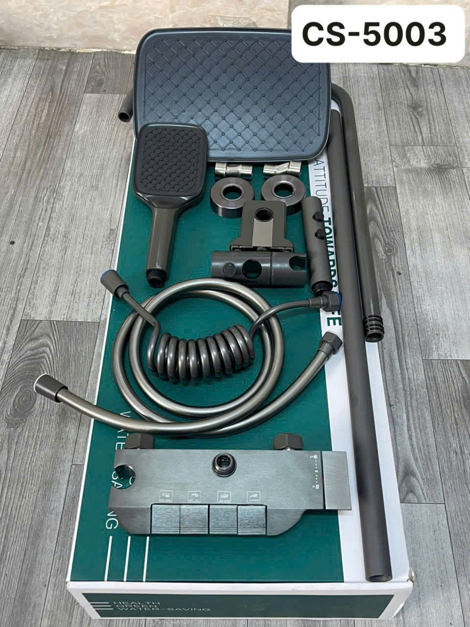 Cây sen phím đàn nóng lạnh inox mờ-5616